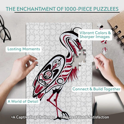 Tawaqatsi Heron – Wooden Jigsaw Puzzle - CT52789 (300 / 500 / 1000 Pieces)