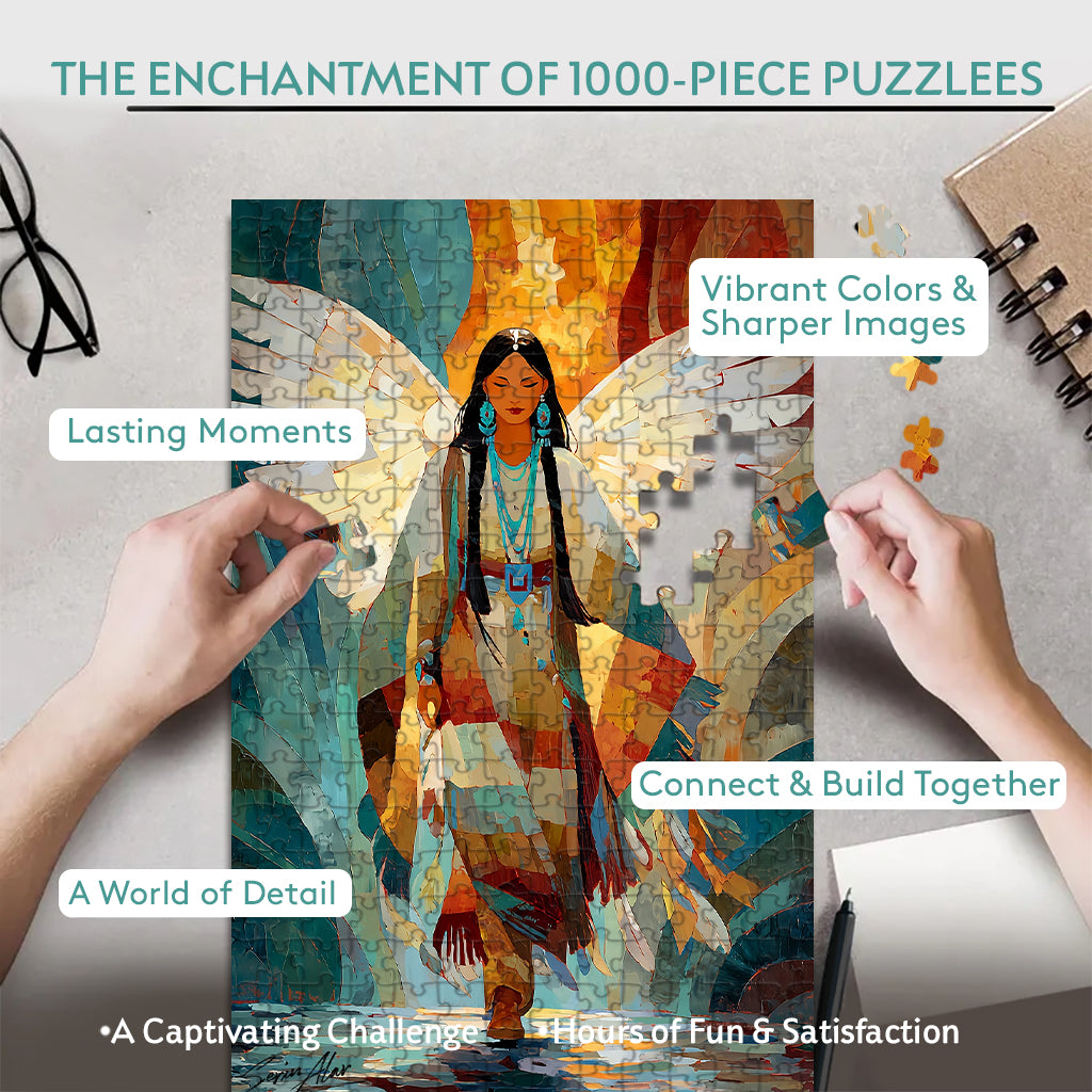 Wings of the Ancestors – Wooden Jigsaw Puzzle (300 / 500 / 1000 Pieces)