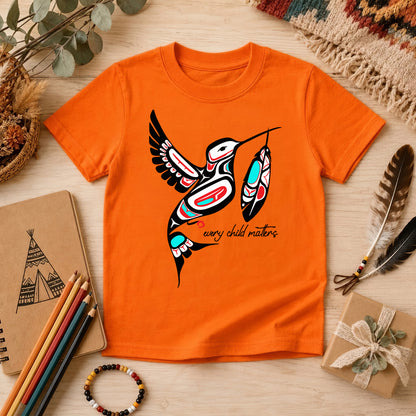 Hummingbird Spirit – Joy & Healing Orange Shirt