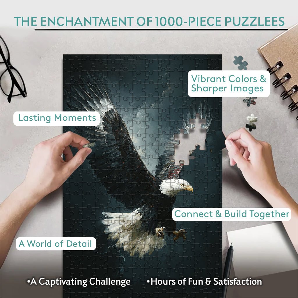 Eagle – Wooden Jigsaw Puzzle - CT52789 (300 / 500 / 1000 Pieces)