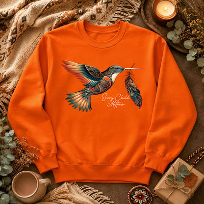 When Joy Returns Hummingbird Orange Shirt
