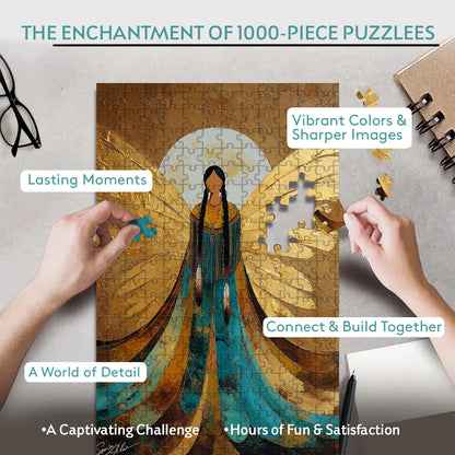Wings of the Ancestors – Wooden Jigsaw Puzzle (300 / 500 / 1000 Pieces)