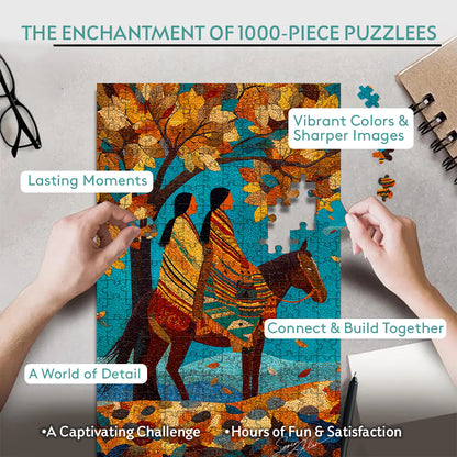 Sisters on Every Road – Wooden Jigsaw Puzzle (300 / 500 / 1000 Pieces)