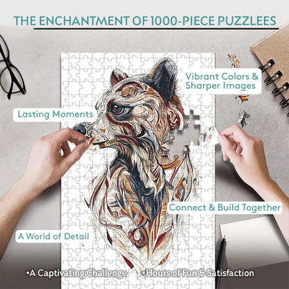 Bear – Wooden Jigsaw Puzzle (300 / 500 / 1000 Pieces)