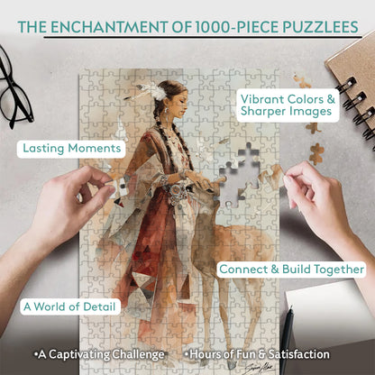 Sacred Touch – Wooden Jigsaw Puzzle (300 / 500 / 1000 Pieces)