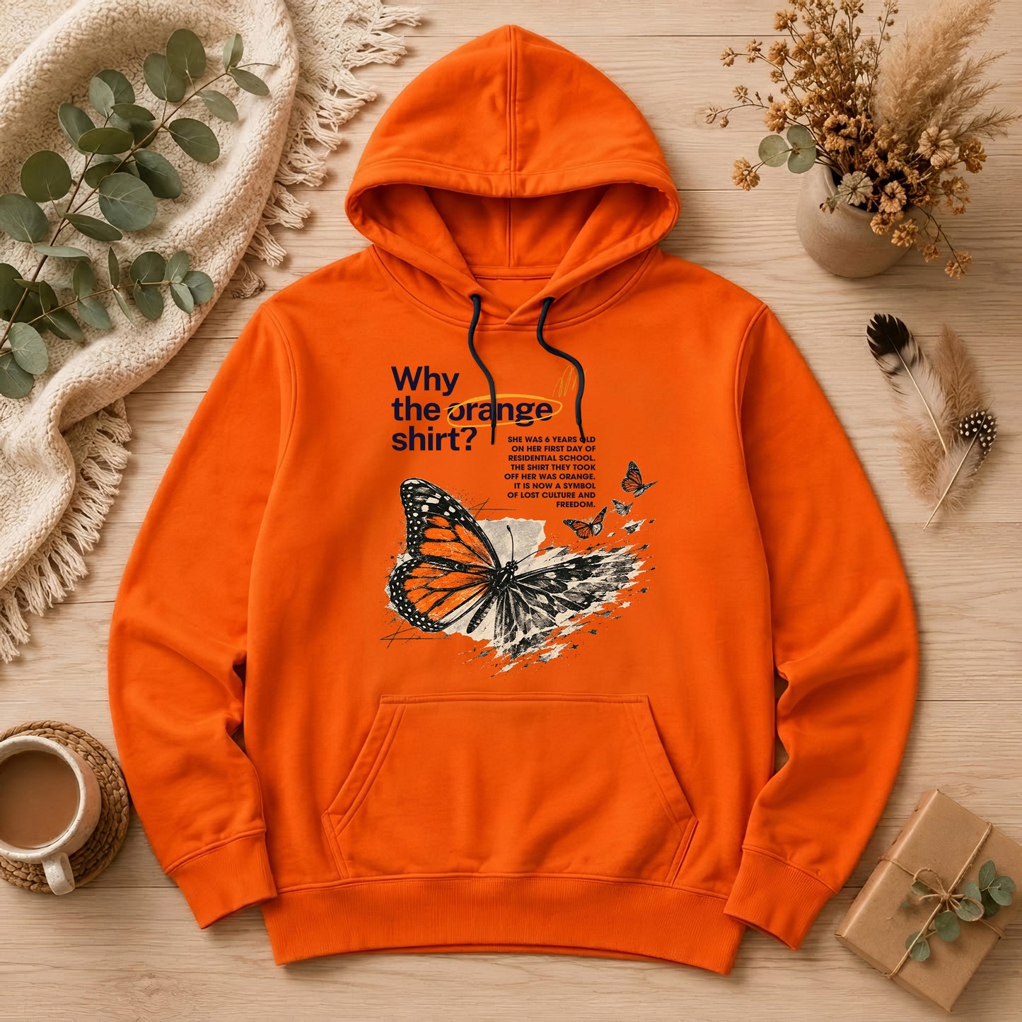 A Story Carried in Orange Shirt