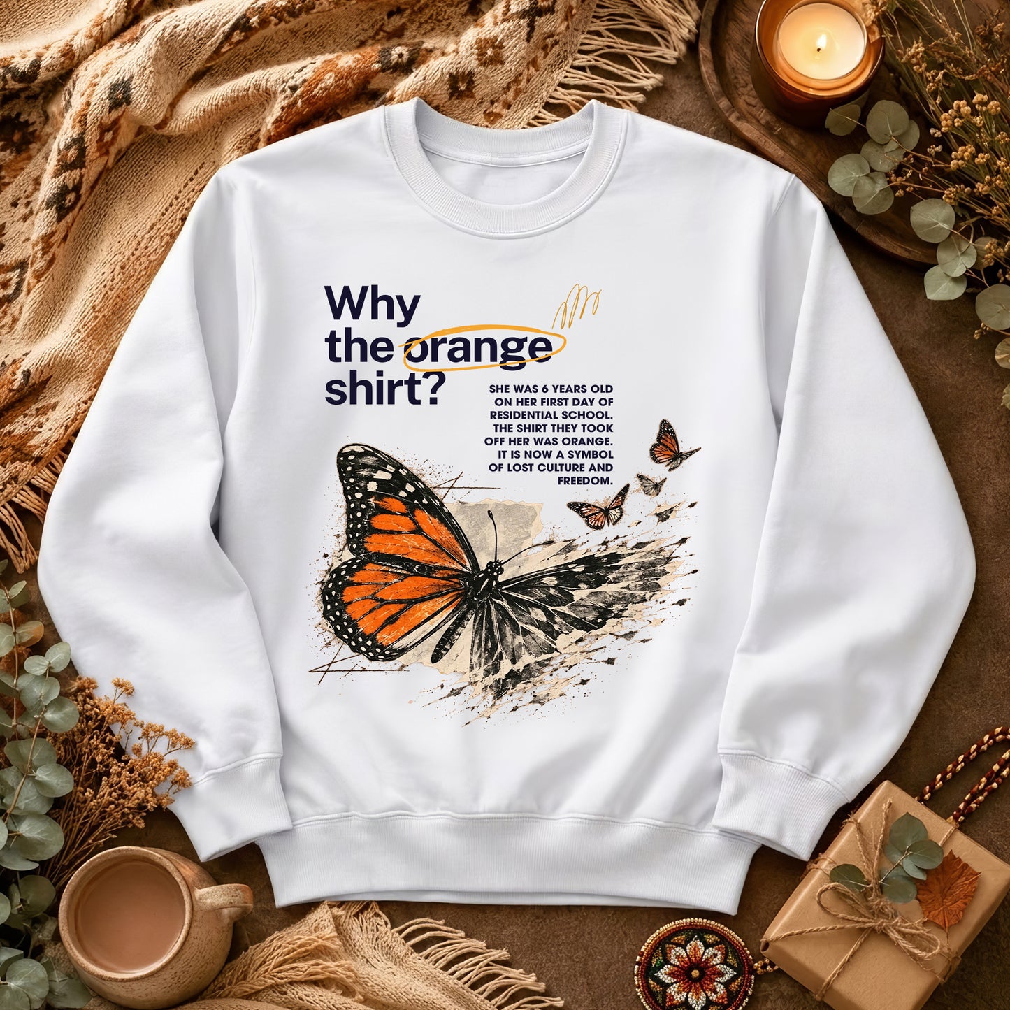 A Story Carried in Orange Shirt