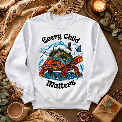 Turtle Carrying the Wild Orange Shirt