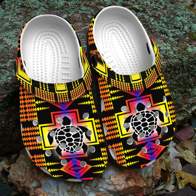 Native Pattern Clog Shoes For Adult and Kid 99097 New