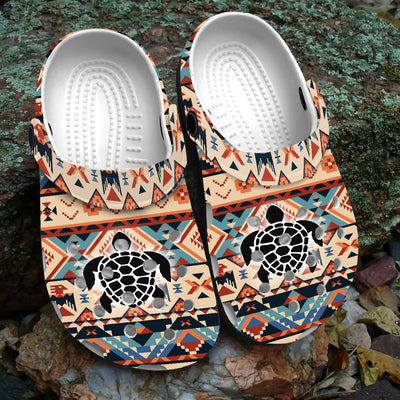 Native Pattern Clog Shoes For Adult and Kid 89205 New