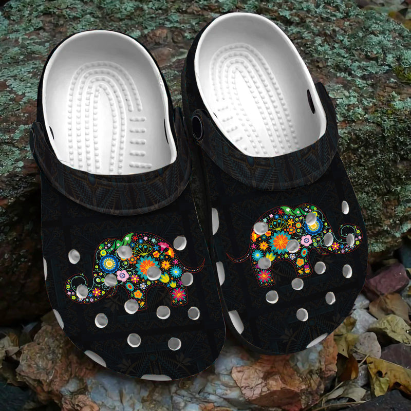 Native Pattern Clog Shoes For Adult and Kid 89195 New