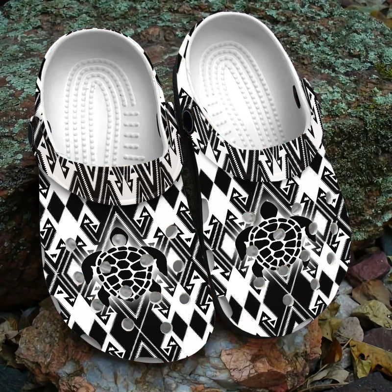 Native Pattern Clog Shoes For Adult and Kid 89201 New