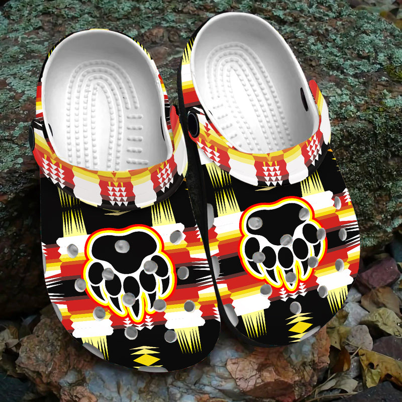 Native Pattern Clog Shoes For Adult and Kid 89192 New