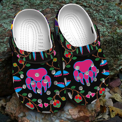 Native Pattern Clog Shoes For Adult and Kid 89194 New