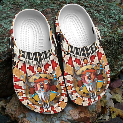 Native Pattern Clog Shoes For Adult and Kid 89175 New