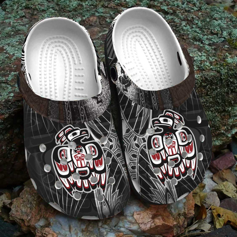 Native Pattern Clog Shoes For Adult and Kid 89113 New