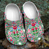 Native Pattern Clog Shoes For Adult and Kid 89129 New