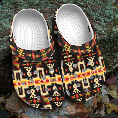 Native Pattern Clog Shoes For Adult and Kid 89155 New