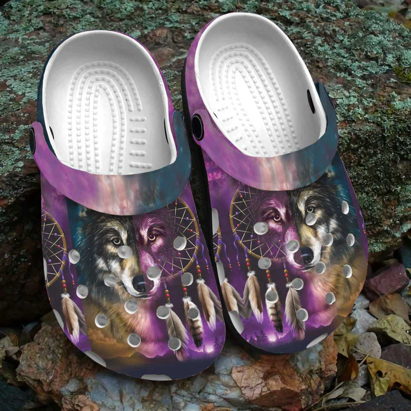 Native Pattern Clog Shoes For Adult and Kid 89140 New