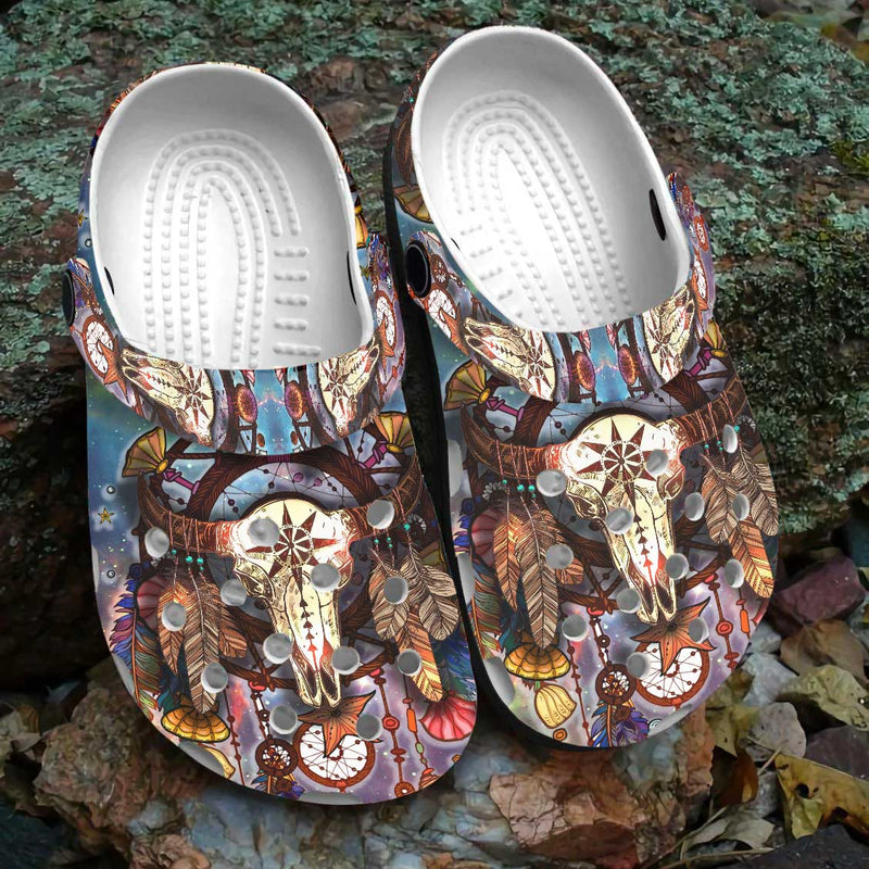 Native Pattern Clog Shoes For Adult and Kid 89177 New