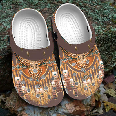 Native Pattern Clog Shoes For Adult and Kid 89146 New