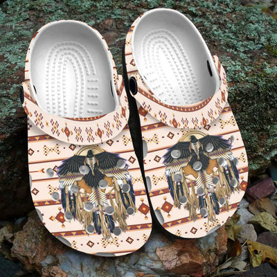 Native Pattern Clog Shoes For Adult and Kid 89163 New