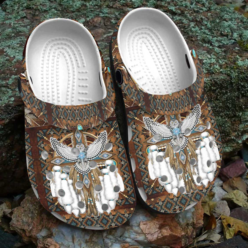 Native Pattern Clog Shoes For Adult and Kid 89182 New