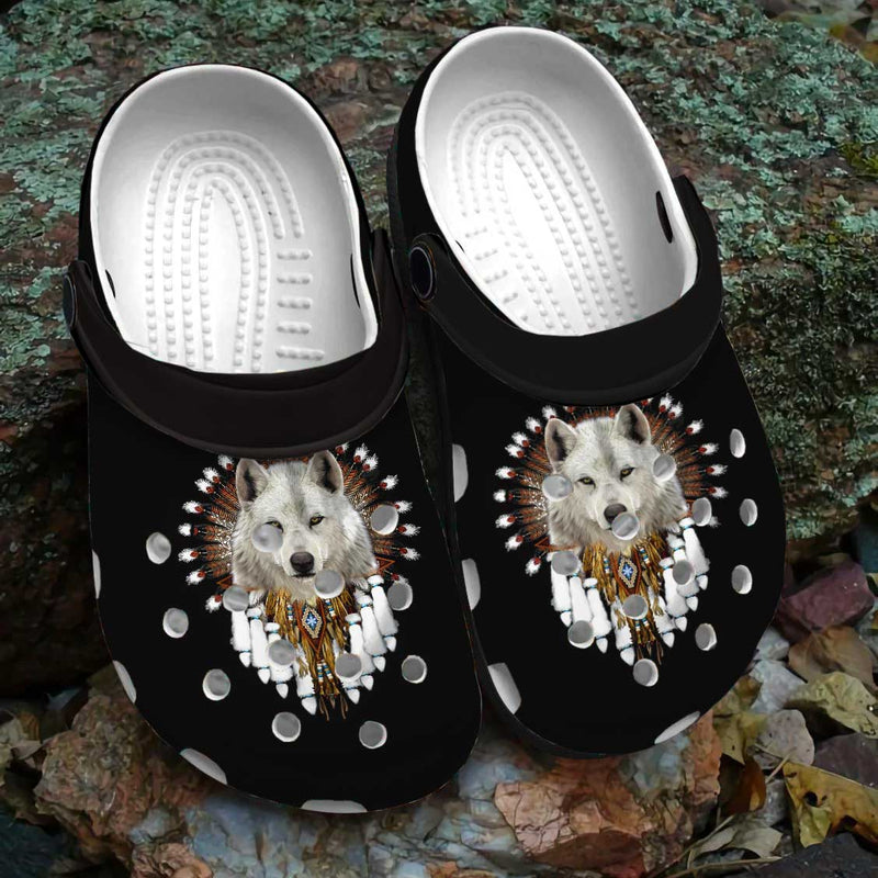 Native Pattern Clog Shoes For Adult and Kid 89186 New