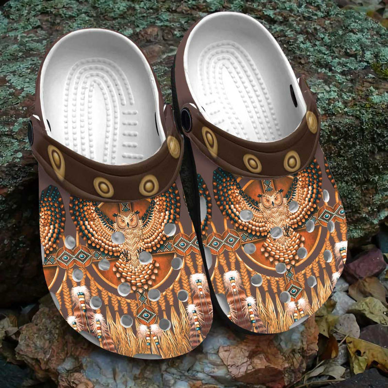 Native Pattern Clog Shoes For Adult and Kid 89139 New