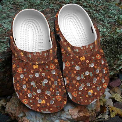 Native Pattern Clog Shoes For Adult and Kid 89126 New