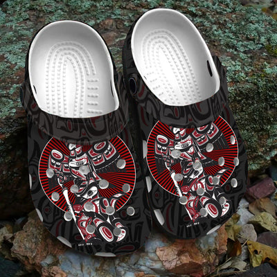 Native Pattern Clog Shoes For Adult and Kid 99073 New