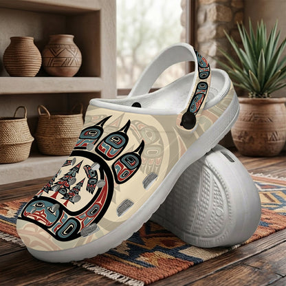 Native Bear Paw Clogs Shoes for Adults & Kids