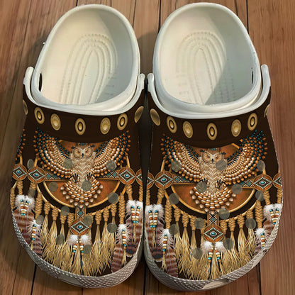 Native Pattern Clog Shoes For Adult and Kid 89139 New