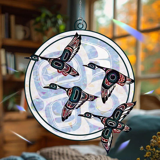 Snow Goose Hologram Ornament