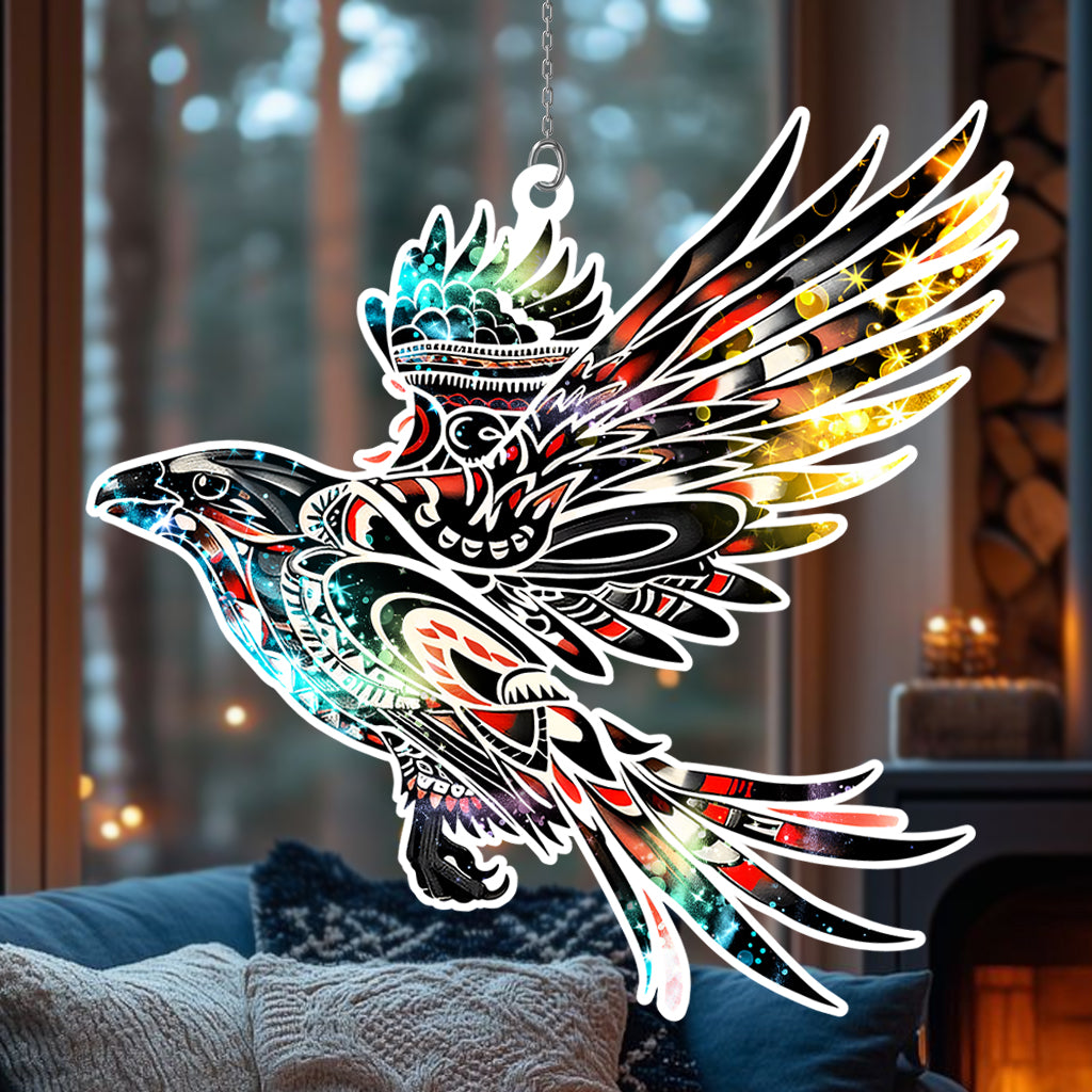Hawk Hologram Ornament - CT52789