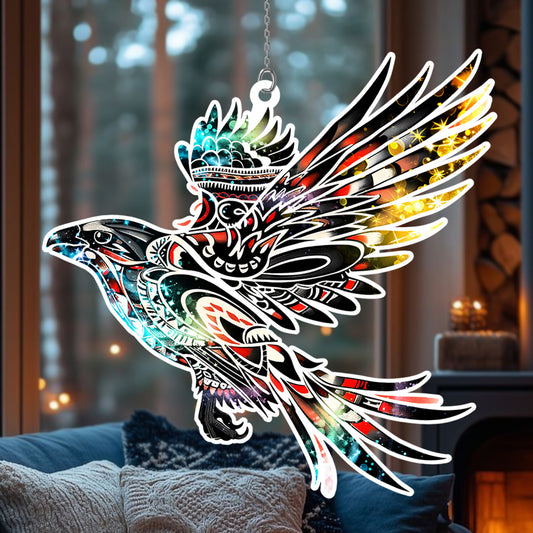 Hawk Hologram Ornament