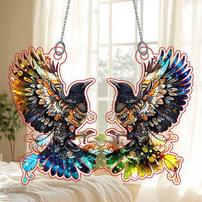 Raven  Hologram Ornament - CT52789