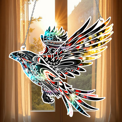 Hawk Hologram Ornament - CT52789
