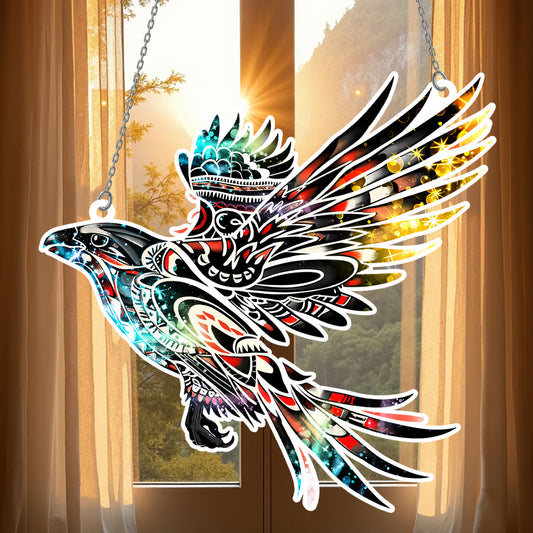 Hawk Hologram Ornament