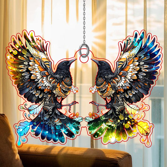 Raven  Hologram Ornament