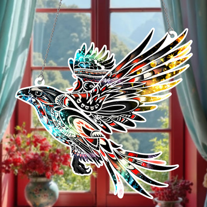 Hawk Hologram Ornament - CT52789