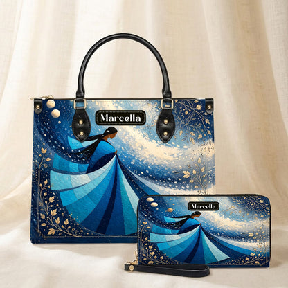 Winter Wind Woman Personalized Leather Bag
