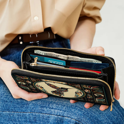 Hummingbird Eternal Grace Personalized Leather Bag
