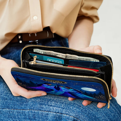 Whispering Moon Connection Personalized Leather Bag