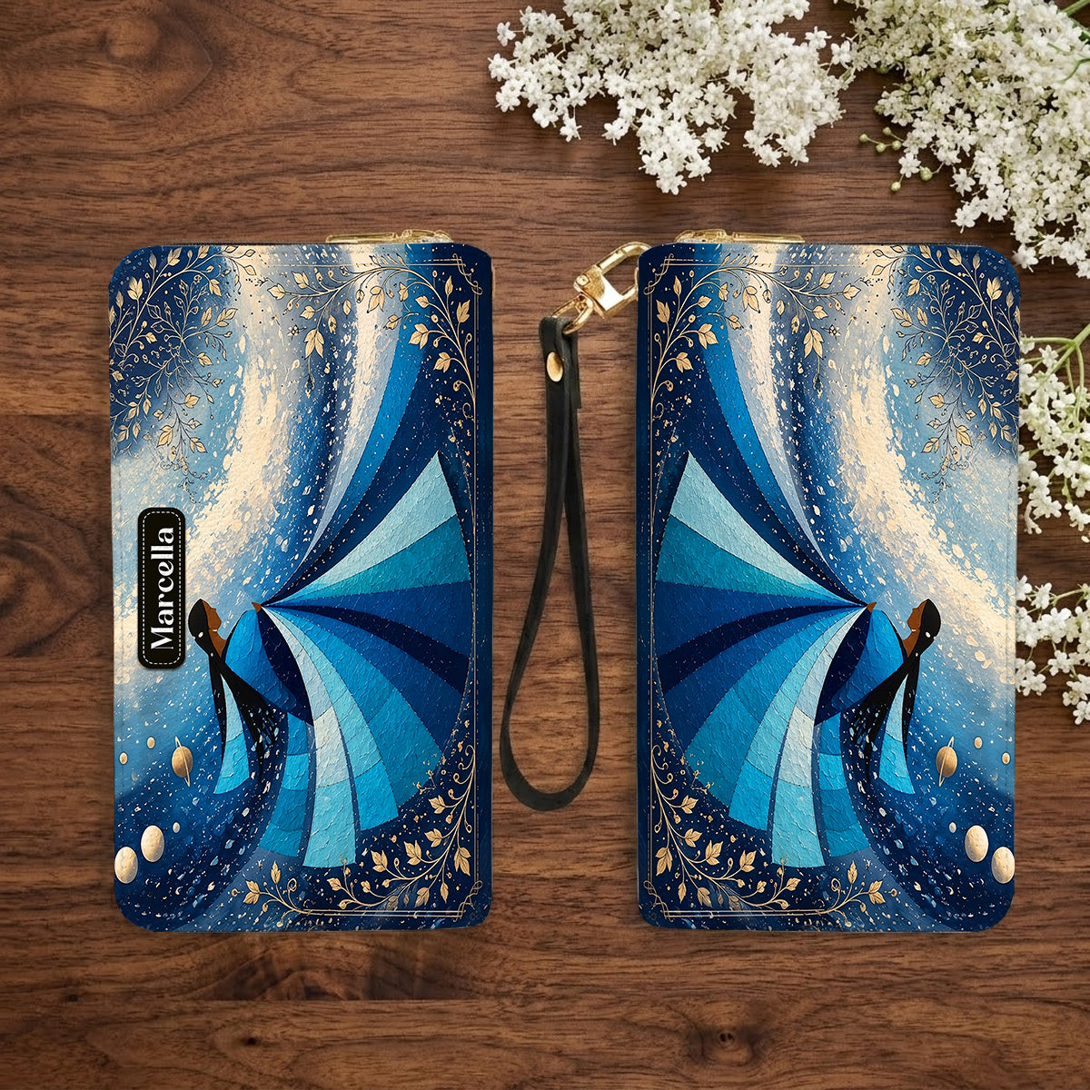 Winter Wind Woman Personalized Leather Bag