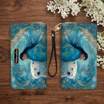 Arctic Woman Grace Personalized Leather Bag