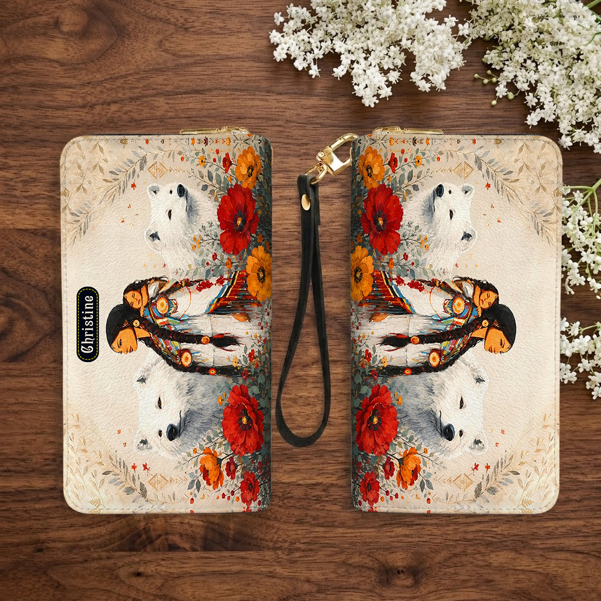 Motherhood Wild Grace Personalized Leather Bag