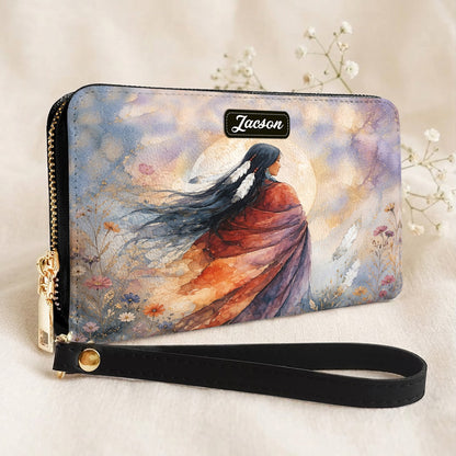 Free Woman Spirit Personalized Leather Bag