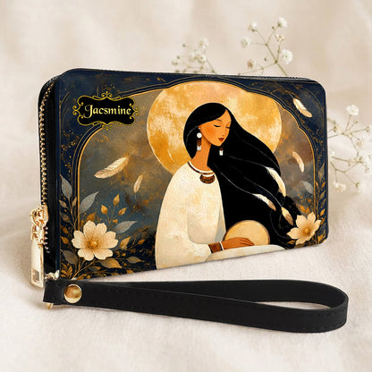 Lunar Woman Grace Personalized Leather Bag - Q1579