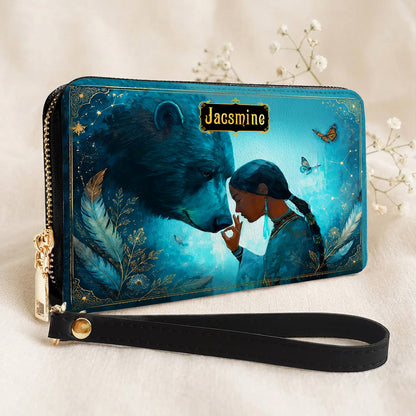 Moonlit Wild Harmony Personalized Leather Bag - Q1579